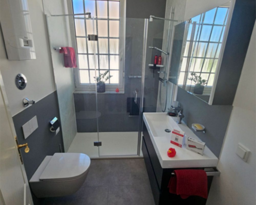 Badsanierung mit einer Walk-In Dusche in Ratingen 5