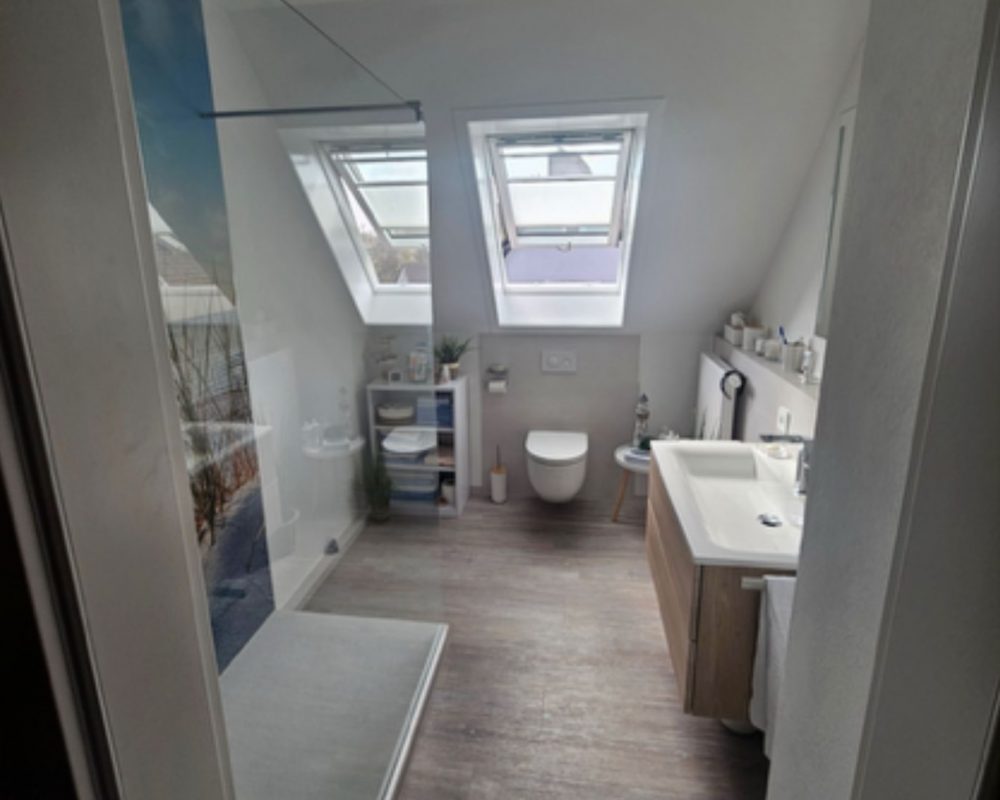 Komplettbadsanierung im Dachgeschoss in Heiligenhaus 5